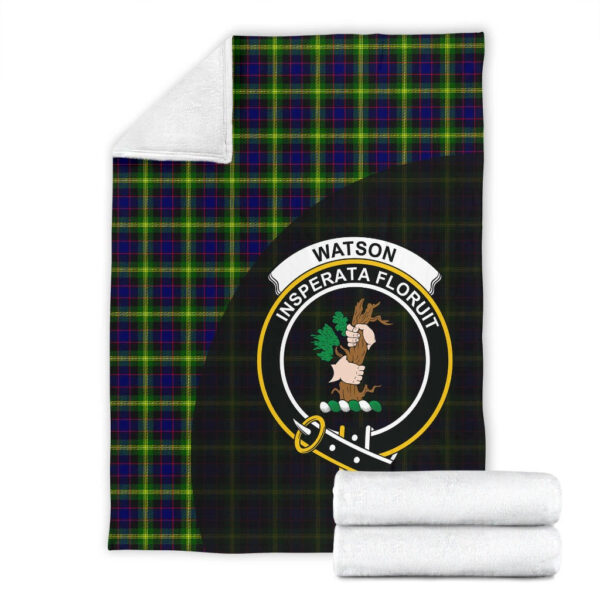 Watson Modern Clan Blanket, Scottish Tartan Watson Modern Clans Blanket Wave Style - Image 4