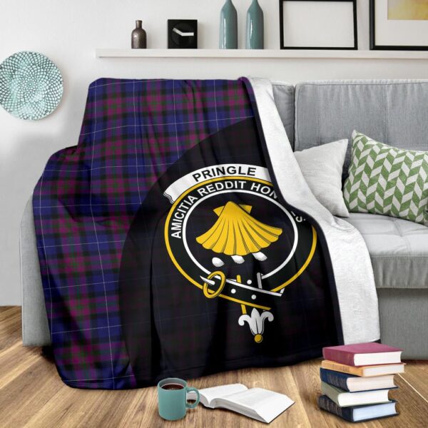 Pride of Scotland Clan Blanket, Scottish Tartan Pride of Scotland Clans Blanket Wave Style - Image 3