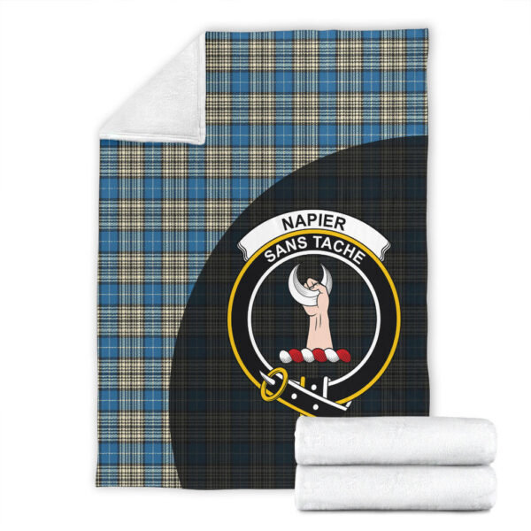 Napier Ancient Clan Blanket, Scottish Tartan Napier Ancient Clans Blanket Wave Style - Image 4