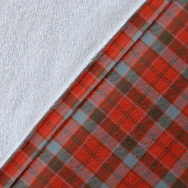 Robertson Weathered Clan Blanket, Scottish Tartan Robertson Weathered Clans Blanket Wave Style - Image 5