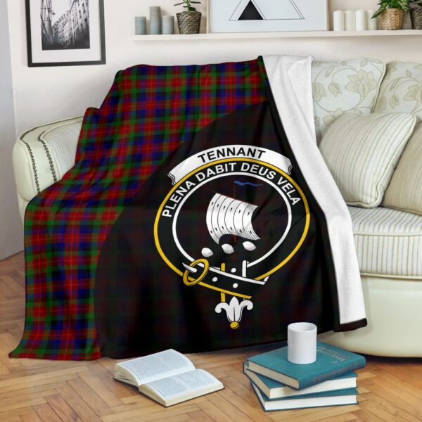 Tennant Clan Blanket, Scottish Tartan Tennant Clans Blanket Wave Style