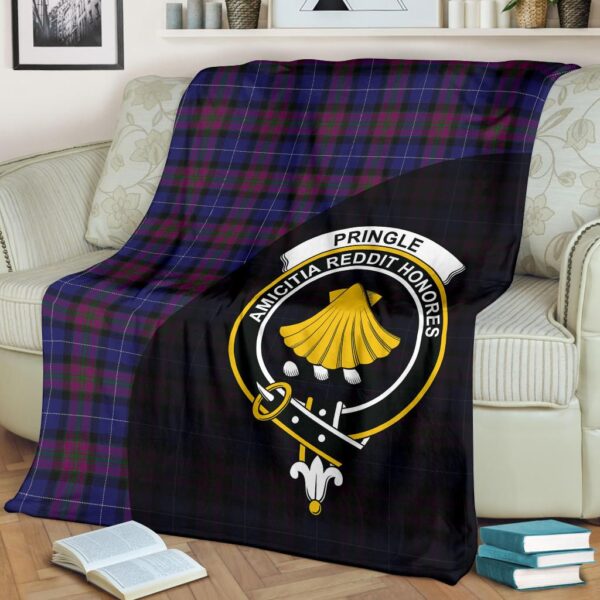 Pride of Scotland Clan Blanket, Scottish Tartan Pride of Scotland Clans Blanket Wave Style - Image 2