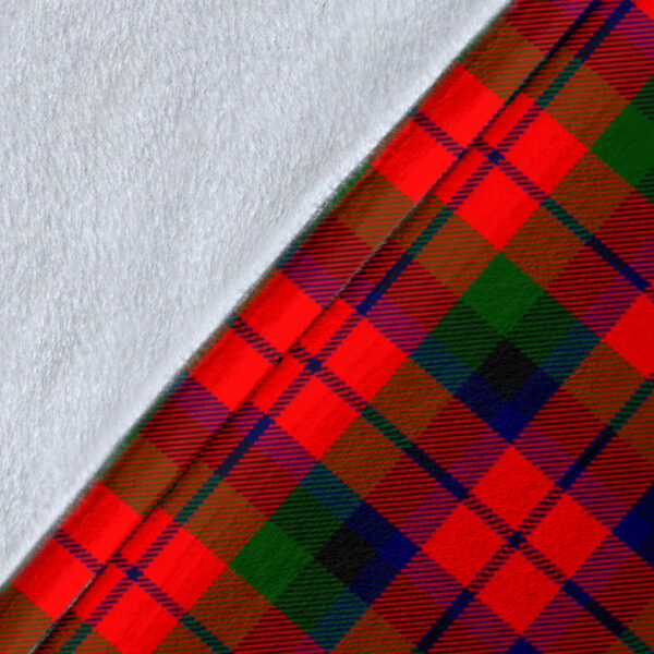 MacNaughton Modern Clan Blanket, Scottish Tartan MacNaughton Modern Clans Blanket Wave Style - Image 5