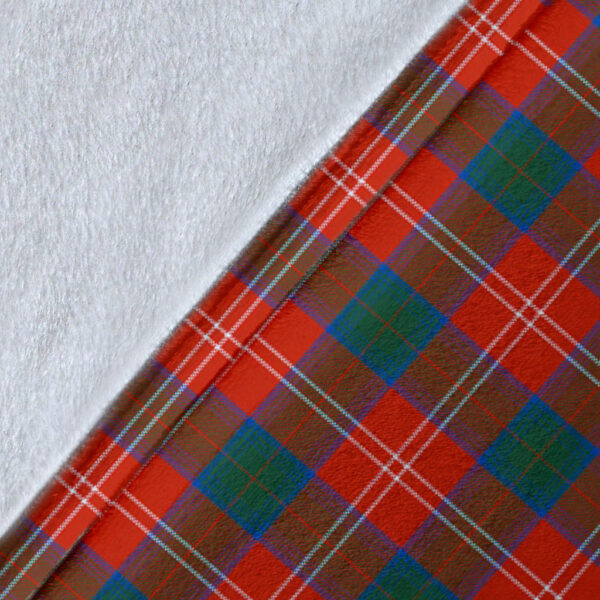 Chisholm Ancient Clan Blanket, Scottish Tartan Chisholm Ancient Clans Blanket Wave Style - Image 5