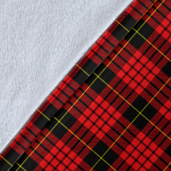 MacQueen Modern Clan Blanket, Scottish Tartan MacQueen Modern Clans Blanket Wave Style - Image 5