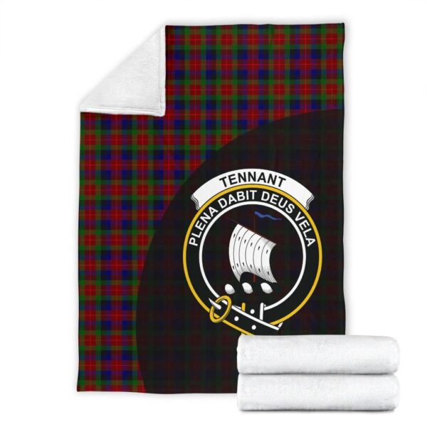 Tennant Clan Blanket, Scottish Tartan Tennant Clans Blanket Wave Style - Image 4