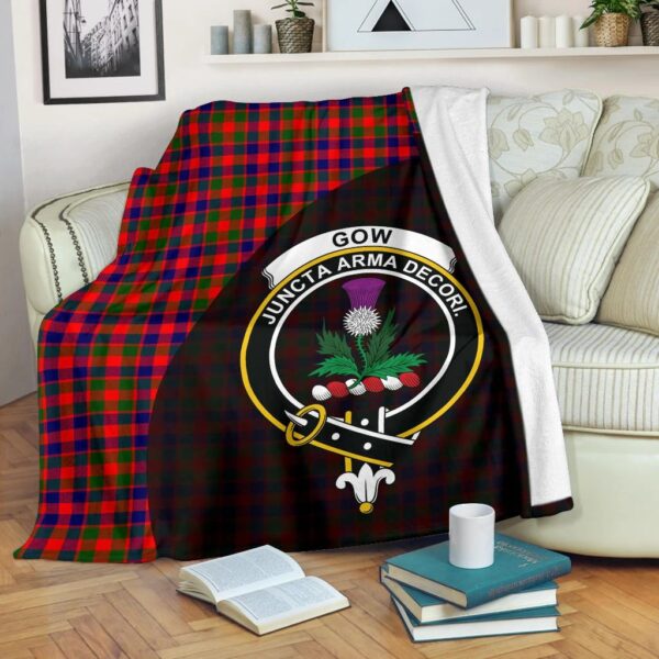 Gow Modern Clan Blanket, Scottish Tartan Gow Modern Clans Blanket Wave Style