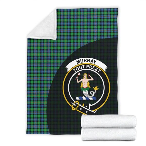 Murray of Atholl Ancient Clan Blanket, Scottish Tartan Murray of Atholl Ancient Clans Blanket Wave Style - Image 4