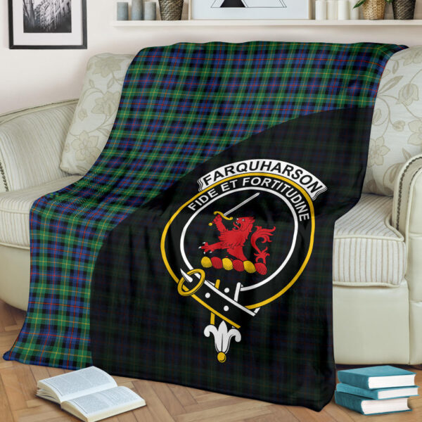 Farquharson Ancient Clan Blanket, Scottish Tartan Farquharson Ancient Clans Blanket Wave Style - Image 2