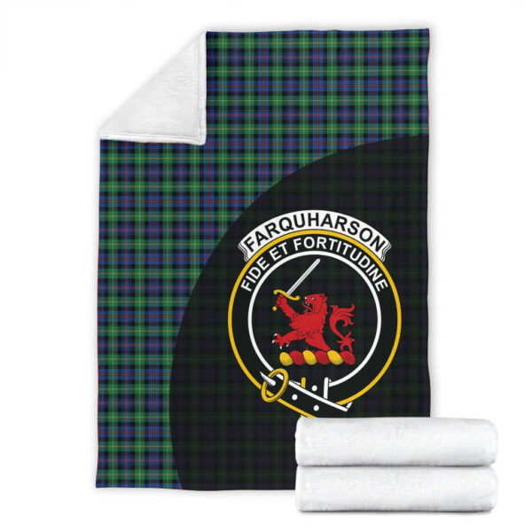 Farquharson Ancient Clan Blanket, Scottish Tartan Farquharson Ancient Clans Blanket Wave Style - Image 4