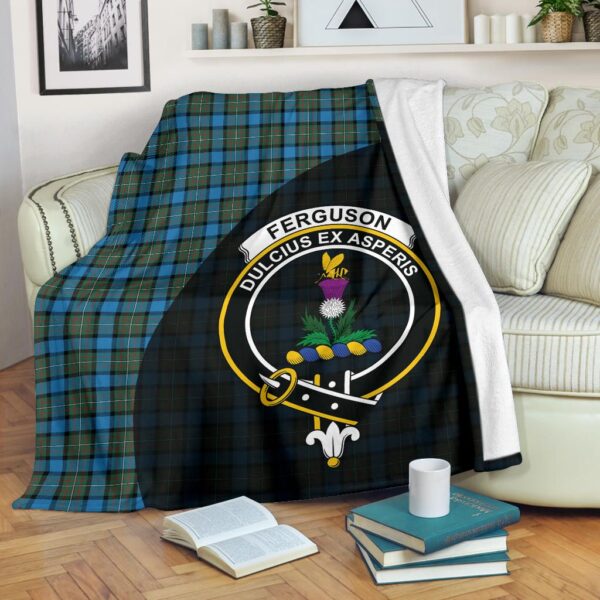 Fergusson Ancient Clan Blanket, Scottish Tartan Fergusson Ancient Clans Blanket Wave Style