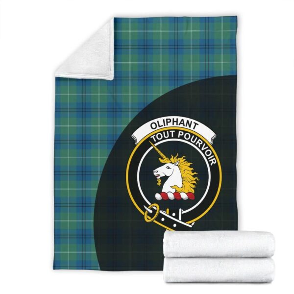 Oliphant Ancient Clan Blanket, Scottish Tartan Oliphant Ancient Clans Blanket Wave Style - Image 4