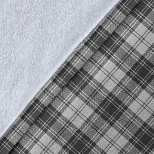 Douglas Grey Modern Clan Blanket, Scottish Tartan Douglas Grey Modern Clans Blanket Wave Style - Image 5