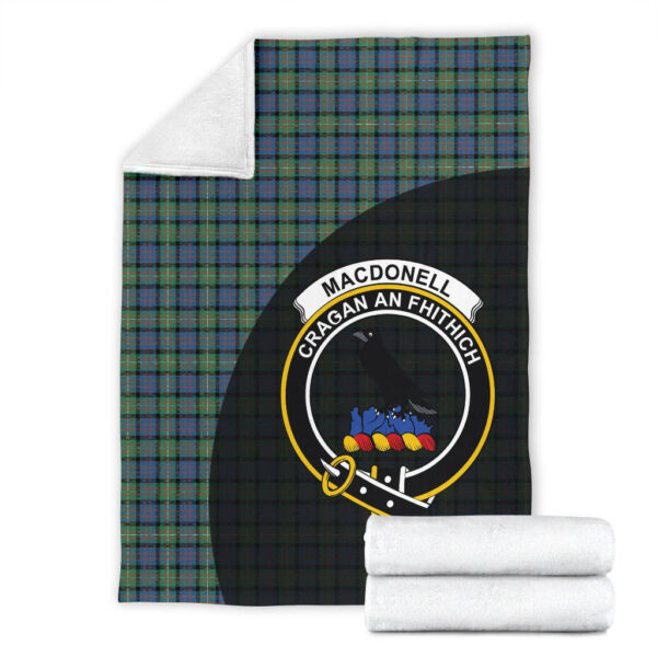 MacDonnell of Glengarry Ancient Clan Blanket, Scottish Tartan MacDonnell of Glengarry Ancient Clans Blanket Wave Style - Image 4