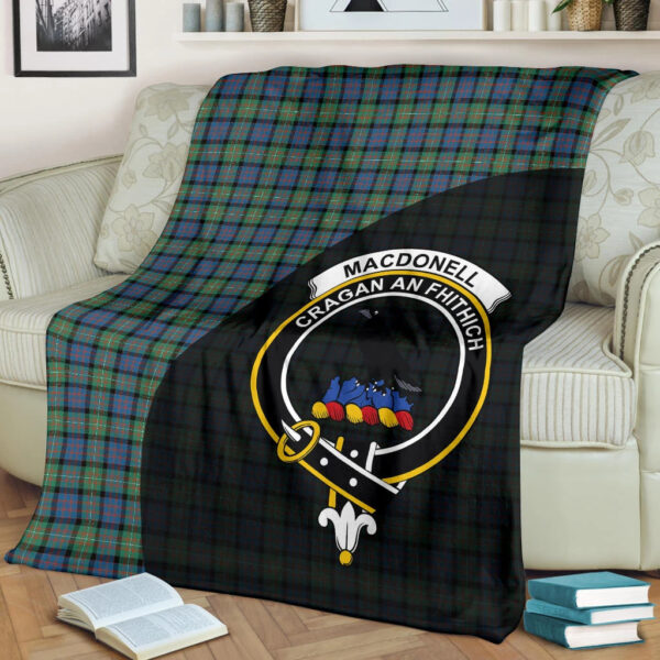 MacDonnell of Glengarry Ancient Clan Blanket, Scottish Tartan MacDonnell of Glengarry Ancient Clans Blanket Wave Style - Image 2