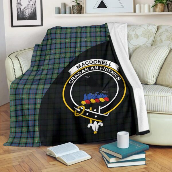 MacDonnell of Glengarry Ancient Clan Blanket, Scottish Tartan MacDonnell of Glengarry Ancient Clans Blanket Wave Style