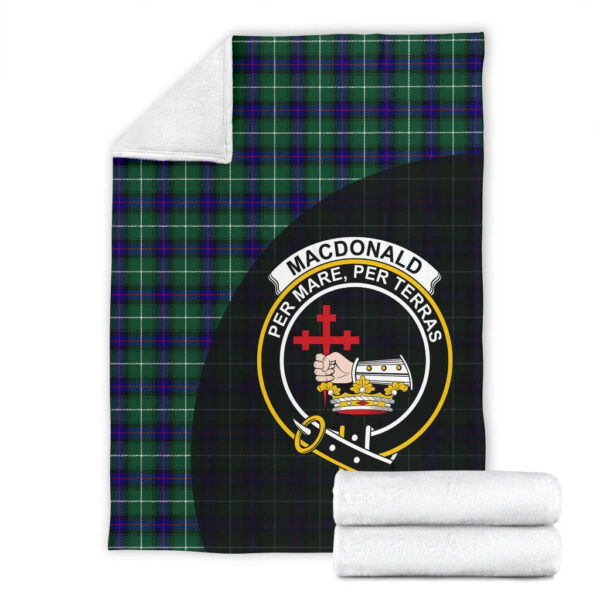 MacDonald of the Isles Hunting Modern Clan Blanket, Scottish Tartan MacDonald of the Isles Hunting Modern Clans Blanket Wave Style - Image 4