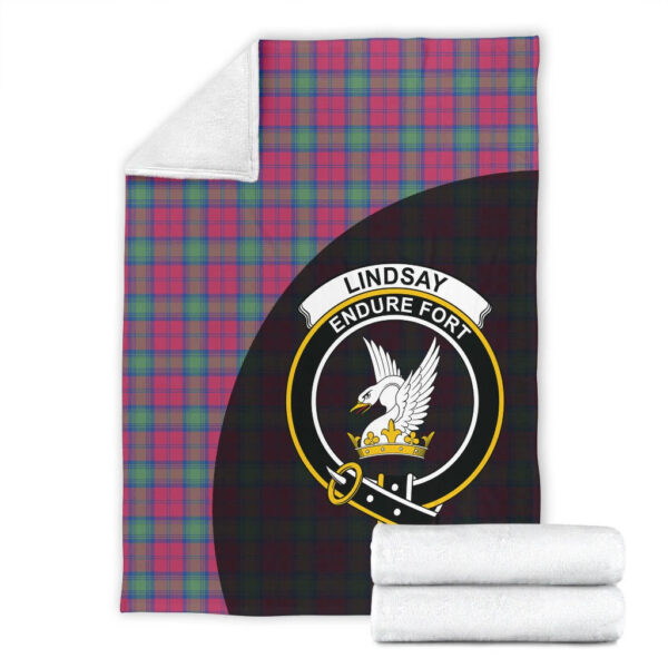 Lindsay Ancient Clan Blanket, Scottish Tartan Lindsay Ancient Clans Blanket Wave Style - Image 4