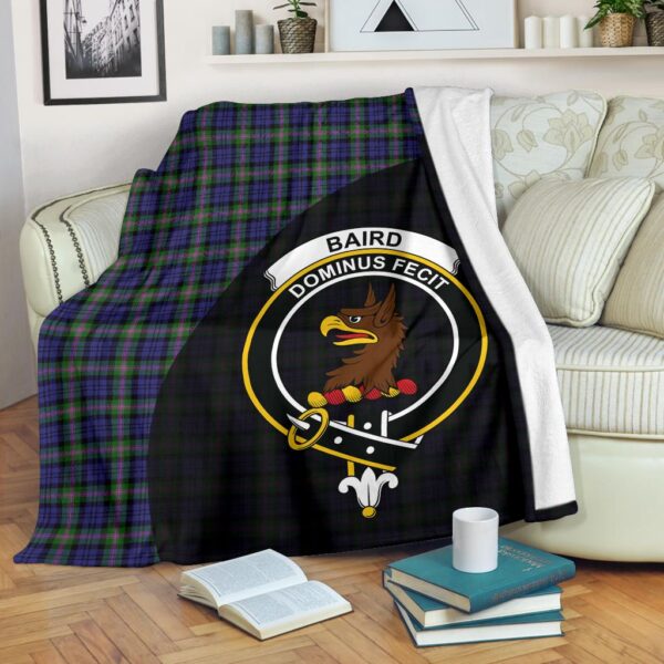 Baird Modern Clan Blanket, Scottish Tartan Baird Modern Clans Blanket Wave Style