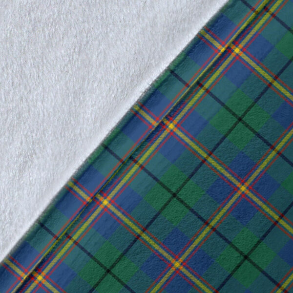 Carmichael Ancient Clan Blanket, Scottish Tartan Carmichael Ancient Clans Blanket Wave Style - Image 5