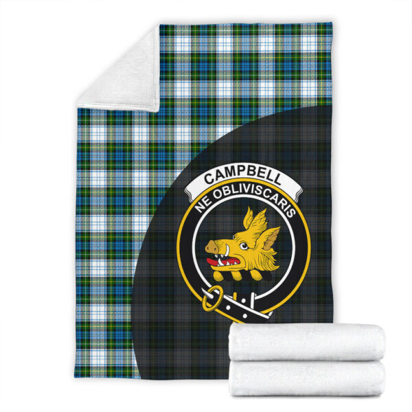 Campbell Dress Clan Blanket, Scottish Tartan Campbell Dress Clans Blanket Wave Style - Image 4