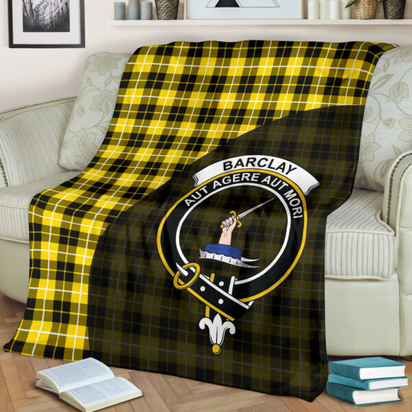 Barclay Dress Modern Clan Blanket, Scottish Tartan Barclay Dress Modern Clans Blanket Wave Style - Image 2