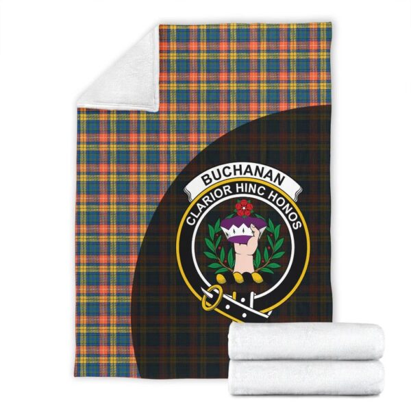 Buchanan Ancient Clan Blanket, Scottish Tartan Buchanan Ancient Clans Blanket Wave Style - Image 4