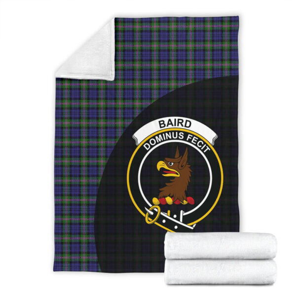 Baird Modern Clan Blanket, Scottish Tartan Baird Modern Clans Blanket Wave Style - Image 4