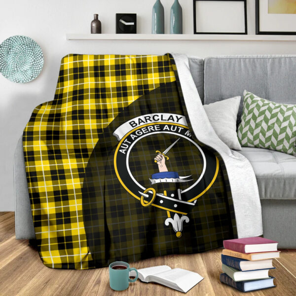 Barclay Dress Modern Clan Blanket, Scottish Tartan Barclay Dress Modern Clans Blanket Wave Style - Image 3