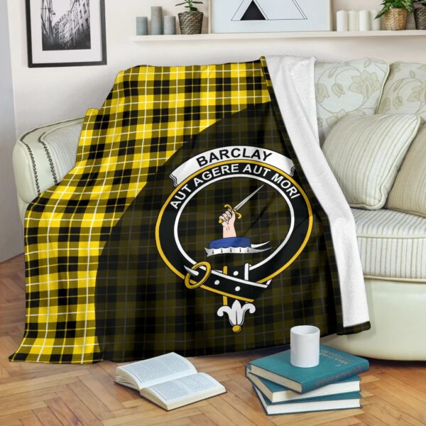 Barclay Dress Modern Clan Blanket, Scottish Tartan Barclay Dress Modern Clans Blanket Wave Style