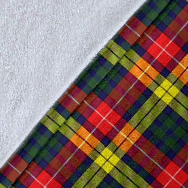 Buchanan Modern Clan Blanket, Scottish Tartan Buchanan Modern Clans Blanket Wave Style - Image 5