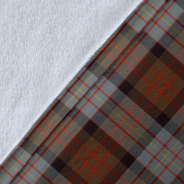 Cameron of Erracht Weathered Clan Blanket, Scottish Tartan Cameron of Erracht Weathered Clans Blanket Wave Style - Image 5