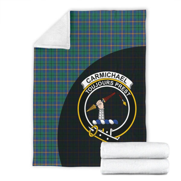 Carmichael Ancient Clan Blanket, Scottish Tartan Carmichael Ancient Clans Blanket Wave Style - Image 4