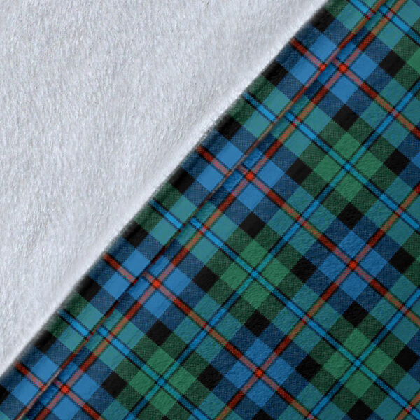 Campbell of Cawdor Ancient Clan Blanket, Scottish Tartan Campbell of Cawdor Ancient Clans Blanket Wave Style - Image 5