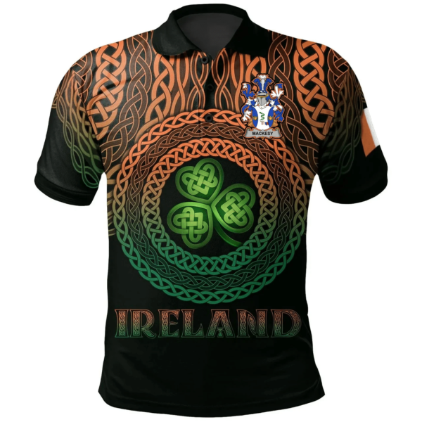 Ireland Polo Shirt - Mackesy Irish Family Crest Polo Shirt - Celtic Pride - Image 2