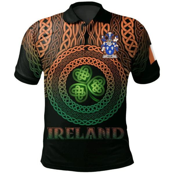 Ireland Polo Shirt - Lillie or MacLilly Irish Family Crest Polo Shirt - Celtic Pride - Image 2