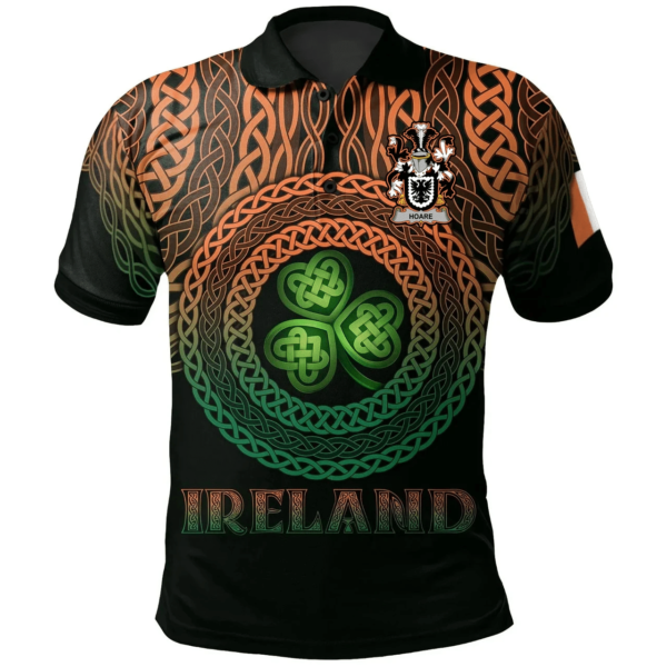 Ireland Polo Shirt - Hoare Irish Family Crest Polo Shirt - Celtic Pride - Image 2