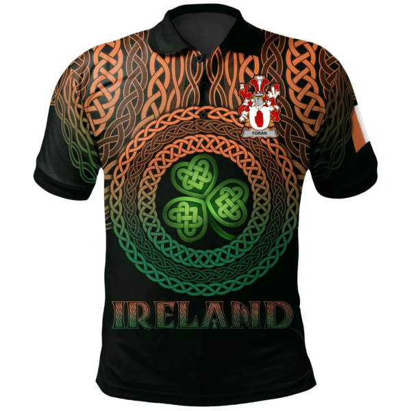 Ireland Polo Shirt - Foran or O'Foran Irish Family Crest Polo Shirt - Celtic Pride - Image 2