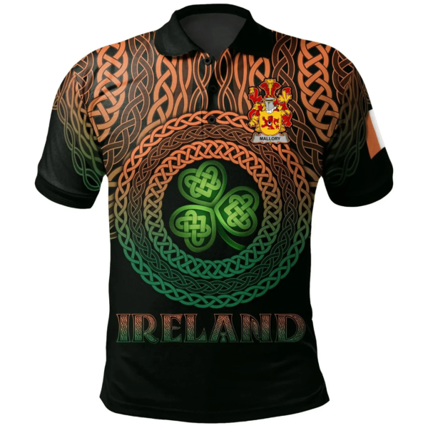 Ireland Polo Shirt - Mallory Irish Family Crest Polo Shirt - Celtic Pride - Image 2