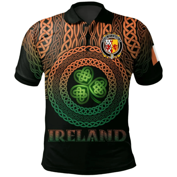 Ireland Polo Shirt - House of O'QUINLAN Irish Family Crest Polo Shirt - Celtic Pride - Image 2