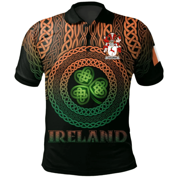 Ireland Polo Shirt - Cullinan or O'Cullinane Irish Family Crest Polo Shirt - Celtic Pride - Image 2