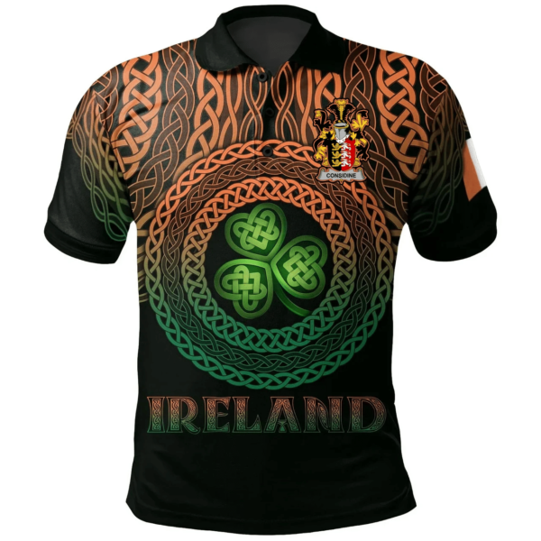 Ireland Polo Shirt - Considine or McConsidine Irish Family Crest Polo Shirt - Celtic Pride - Image 2