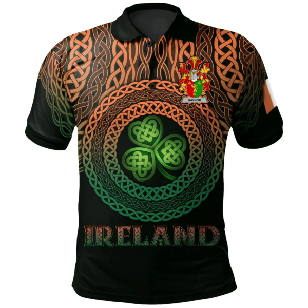 Ireland Polo Shirt - Gaynor or McGaynor Irish Family Crest Polo Shirt - Celtic Pride - Image 2