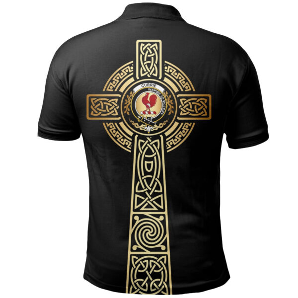 Currie or Curry Clan Polo Shirt, Scottish Tartan Currie or Curry Clans Polo Shirt Tree Of Life Style - Image 2