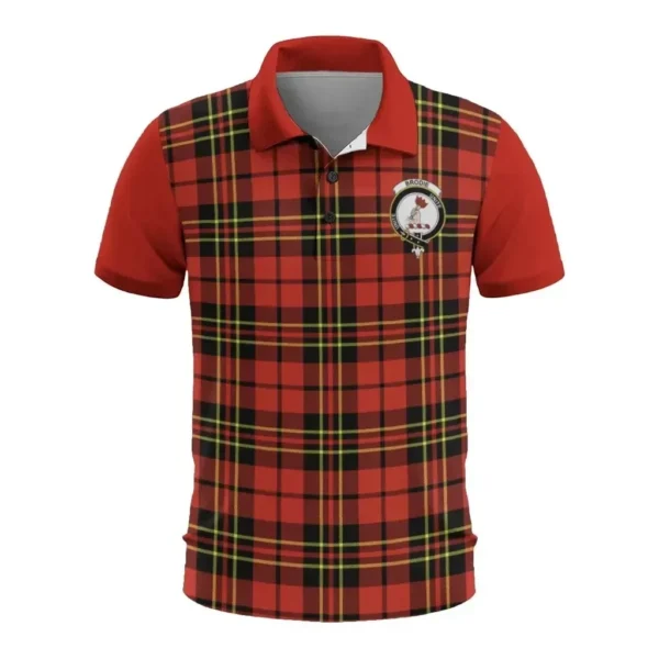 Tartan Polo, Brodie Plaid Mens Polo Shirt