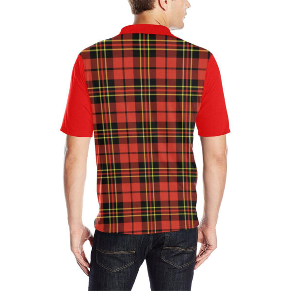 Tartan Polo, Brodie Plaid Mens Polo Shirt - Image 4