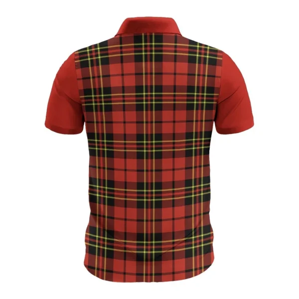 Tartan Polo, Brodie Plaid Mens Polo Shirt - Image 2