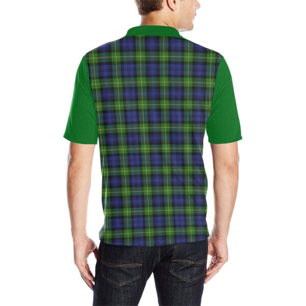 Tartan Polo, Meldrum Plaid Mens Polo Shirt - Image 4