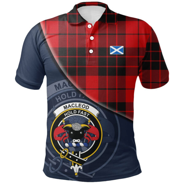 MacLeod of Raasay Clan Polo Shirt, Scottish Tartan MacLeod of Raasay Clans Polo Shirt