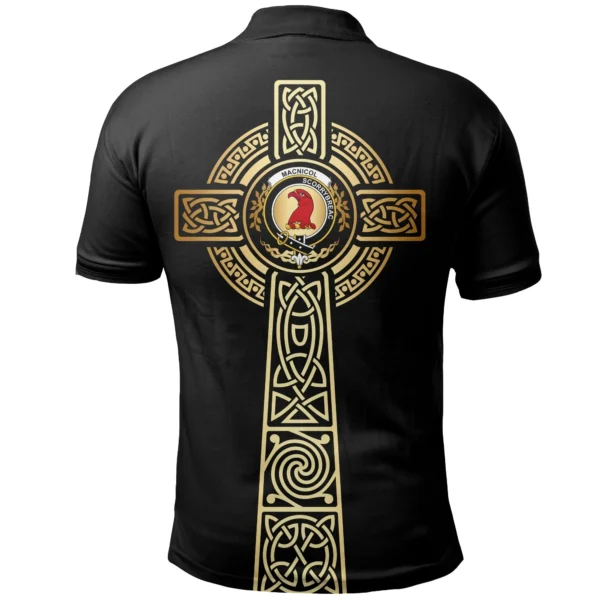 MacNicol (of Scorrybreac) Clan Polo Shirt, Scottish Tartan MacNicol (of Scorrybreac) Clans Polo Shirt Tree Of Life Style - Image 2